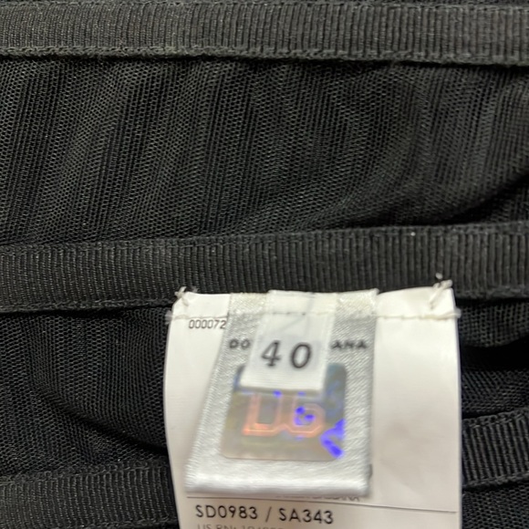 Dolce & Gabbana Black Strapless Corset Mini Dress Size EU 40/US Small - Picture 10 of 16